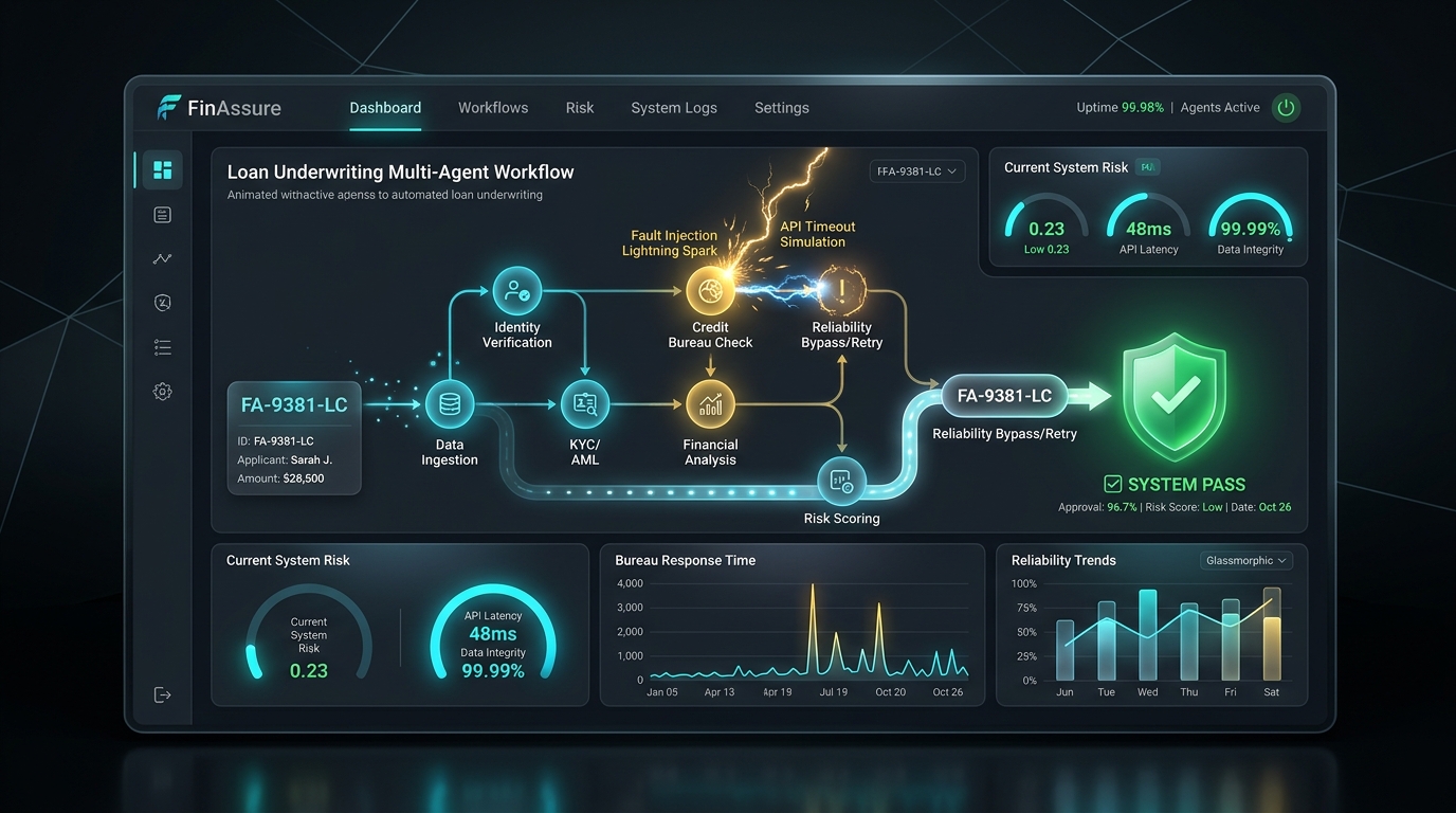 FinAssure Interactive Dashboard Overview